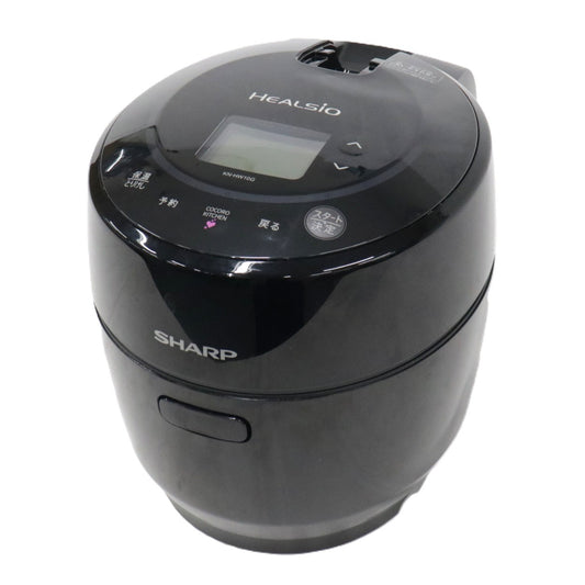 [中古(C)] シャープ ヘルシオ ホットクック 電気調理鍋 無水鍋 1.0L 1~2人用 ブラック KN-HW10G-B kn-hw10g-b ブラックkn-hw10g-b　[可]