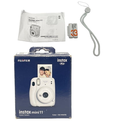 富士フイルム instax mini 11 インスタントカメラ チェキ [自撮りミラー付] ホワイト [中古][良い(B)]