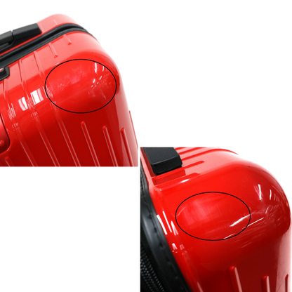 [1-3泊向けサイズ]リモワ Essential Lite Cabin Red 37L ハード スーツケース essential-lite-cabin-red  レッド 整備済みアウトレット品 [良い(B)]