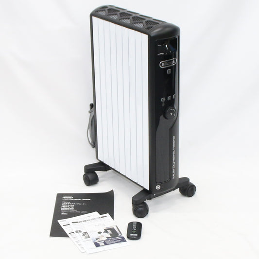 [中古(C)] [2020年発売モデル] デロンギ マルチダイナミックヒーター MDHU12-BK 1200W ピュアホワイト＋マットブラック (暖房目安 8～10畳)　mdhu12-bk mdhu12-bk　[可]