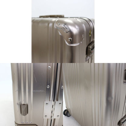 [5-8泊向けサイズ]LEGEND WALKER 1510 88L アルミ製ハードスーツケース 1510-70-cgd  シャンパンゴールド 整備済みアウトレット品 [中古(C)]