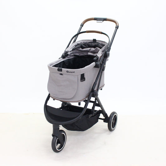 [中古(C)] コンビ ペット用カート ルルテイル キャリー レンティキュラークラウズグレー4972990195140　[可]