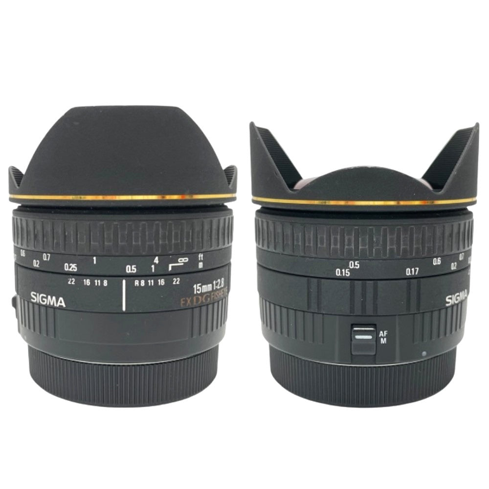 [中古(C)] シグマ 15mm F2.8 EX DG DIAGONAL FISHEYE 魚眼レンズ (CANON EF マウント) [可]