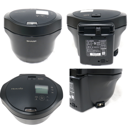 シャープ ヘルシオ ホットクック KN-HW24G 2〜6人用 2.4L容量 kn-hw24g-b  ブラック 整備済みアウトレット品 [中古(C)]