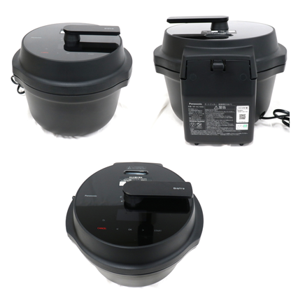 パナソニック 自動調理鍋 オートクッカー ビストロ NF-AC1000　nf-ac1000-k  ブラック 整備済みアウトレット品 [中古(C)]
