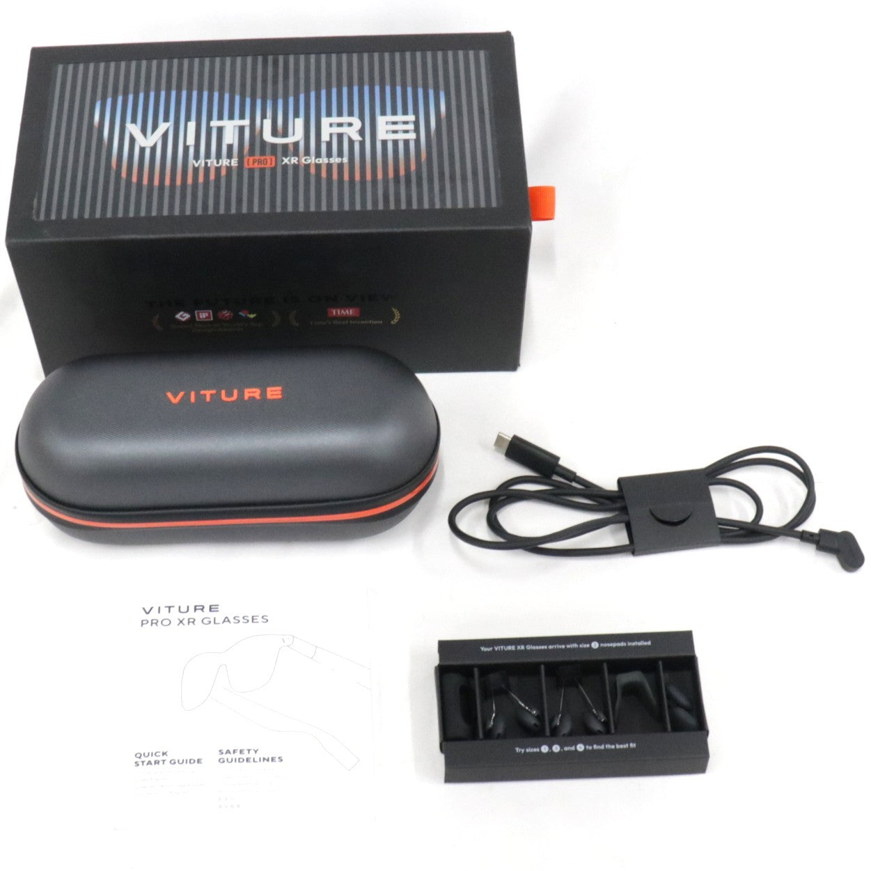 [中古(C)] VITURE Pro XRグラス　v1241-jb ジェットブラックv1241-jb　[可]