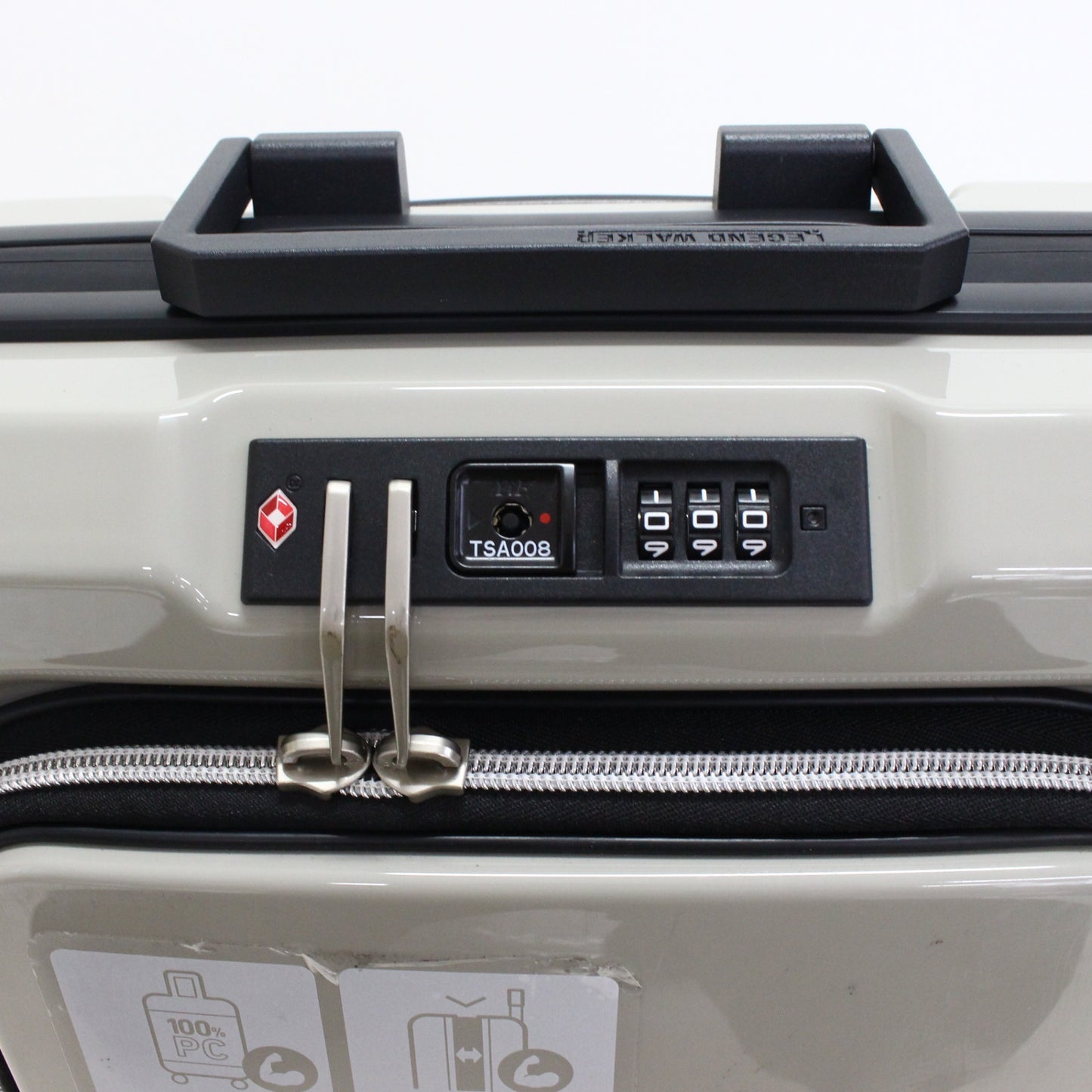 [中古(C)] [1-3泊向けサイズ]LEGEND WALKER 6031 フィット 15L/拡張時35L ハードスーツケース 6031-47-be グレイッシュベージュ [可]