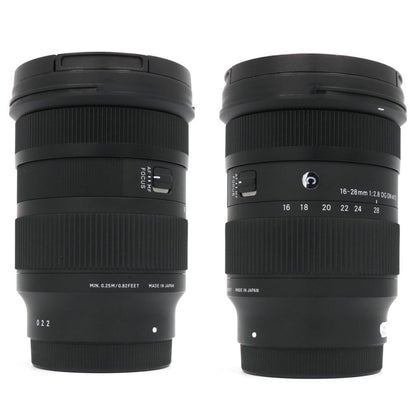 シグマ 16-28mm F2.8 DG DN Contemporary 広角ズームレンズ (SONY Eマウント用) 206659  sigma-1628-f28-dg-dn-e   整備済みアウトレット品 [中古(A)]