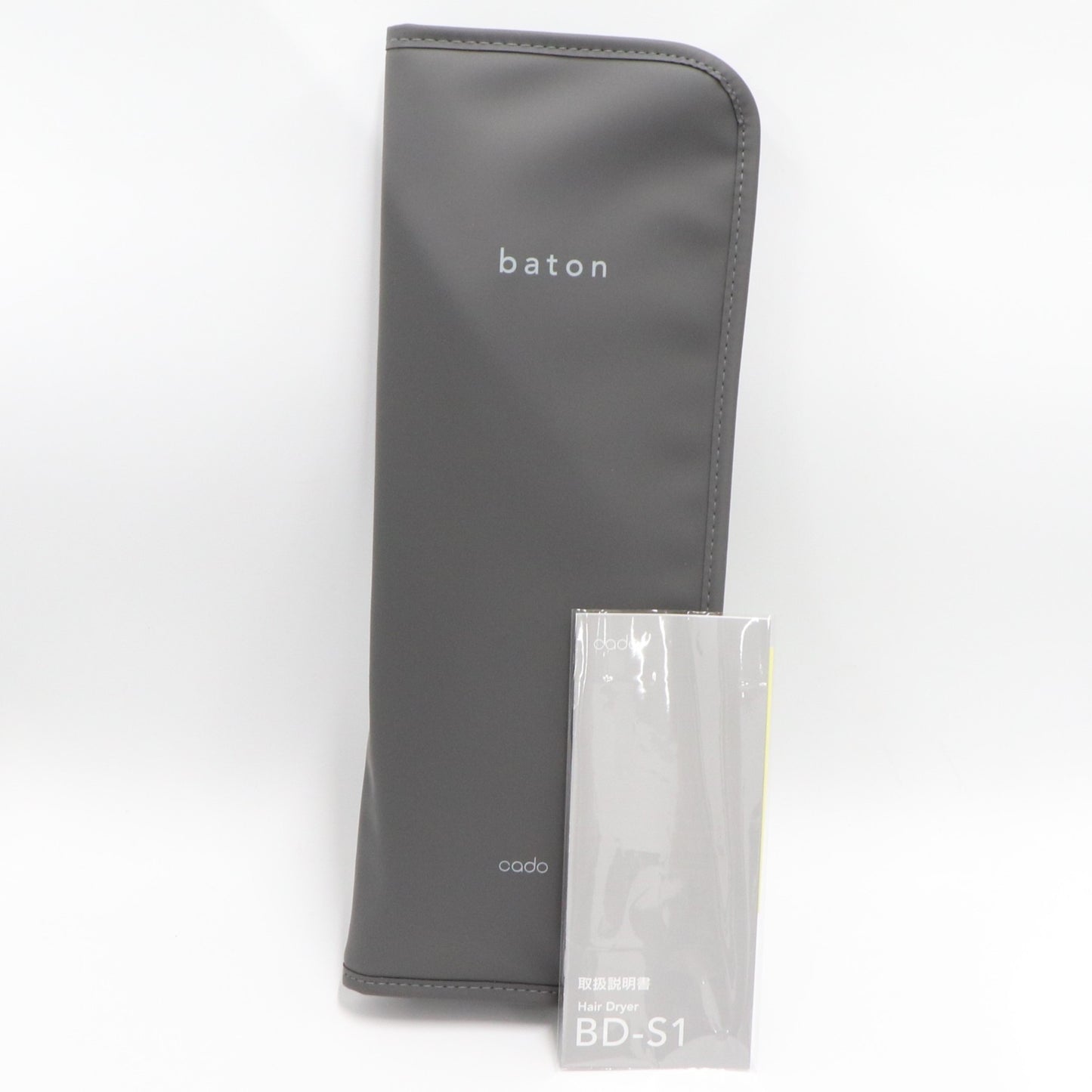 [中古(A)] cado baton (バトン) スティック型ヘアドライヤー BD-S1　bd-s1-ss シルバー[非常に良い]