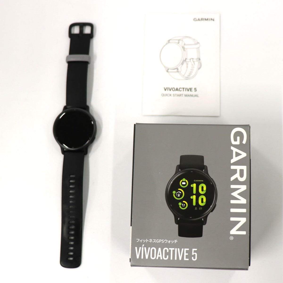 ガーミン(GARMIN) vivoactive 5 フィットネスGPSウォッチ ブラック vivoactive-5   整備済みアウトレット品 [中古(C)]