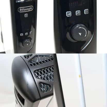 [中古(C)] [2020年発売モデル] デロンギ マルチダイナミックヒーター MDHU12-BK 1200W ピュアホワイト＋マットブラック (暖房目安 8～10畳)　mdhu12-bk mdhu12-bk　[可]