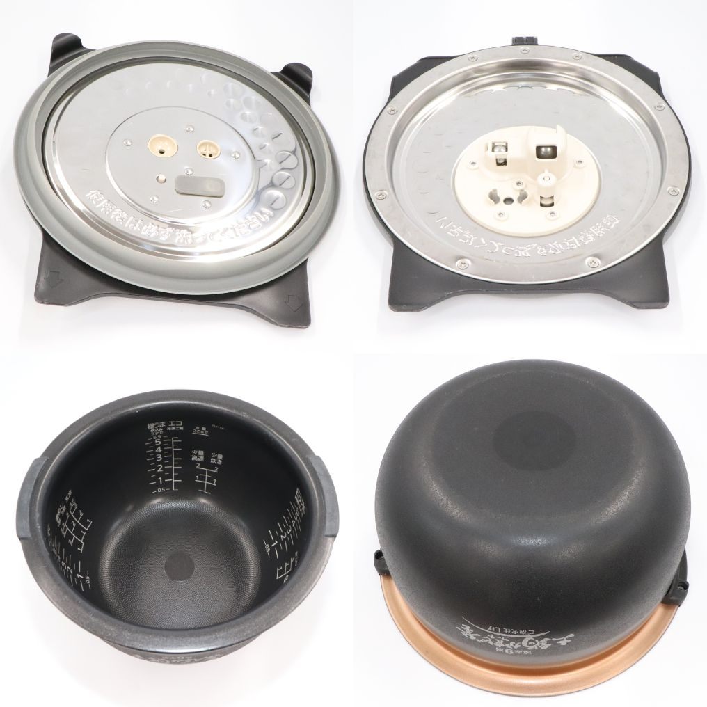 [中古(B)] [5.5合炊き] タイガー魔法瓶 ご泡火炊き JPI-X100 圧力IH式 炊飯器 jpi-x100kx フォグブラック  [良い]