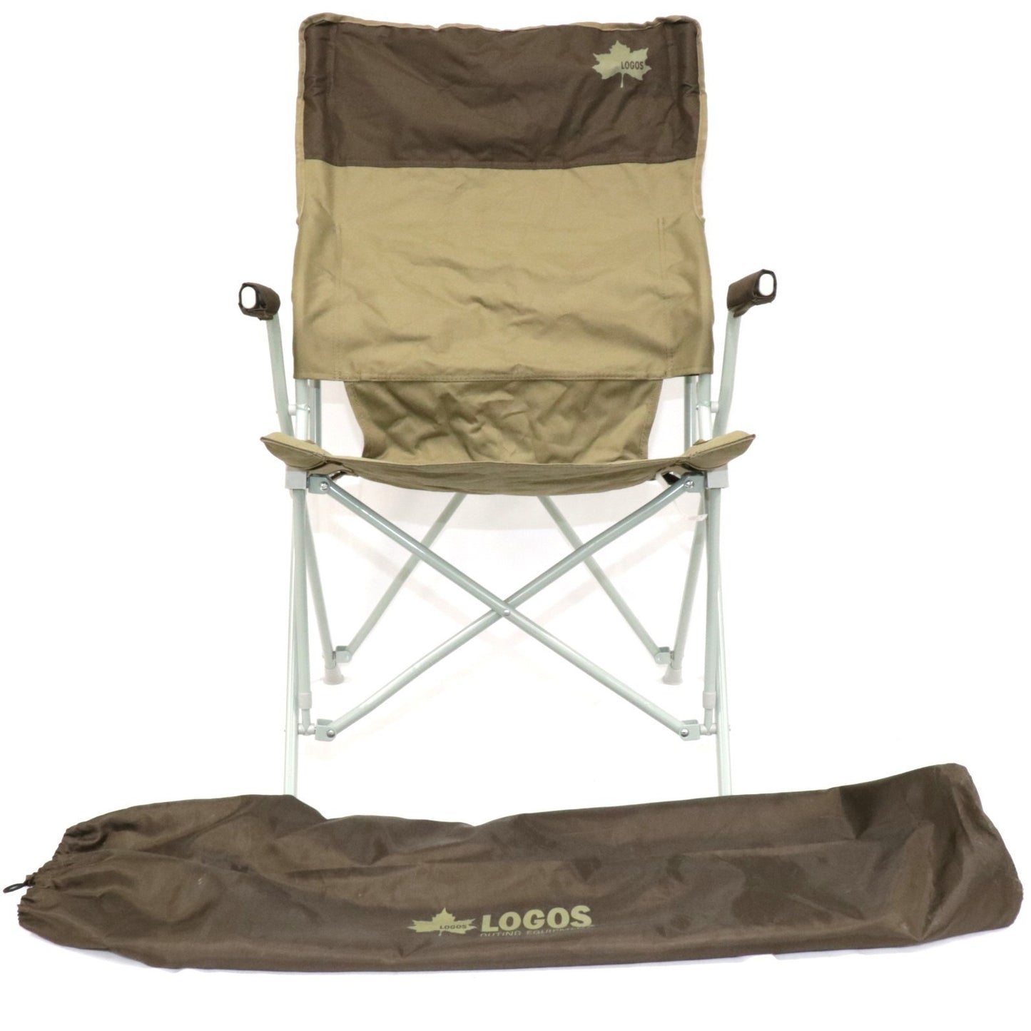 [中古(B)] LOGOS (ロゴス) Life バックホールドチェア（ブラウン） logos-back-holdchair  [良い]
