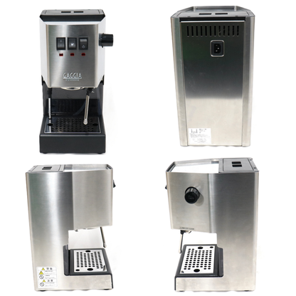 GAGGIA ガジア セミオートエスプレッソマシン CLASSIC evo pro SIN035R　sin035r-s  ステンレススチール 整備済みアウトレット品 [良い(B)]