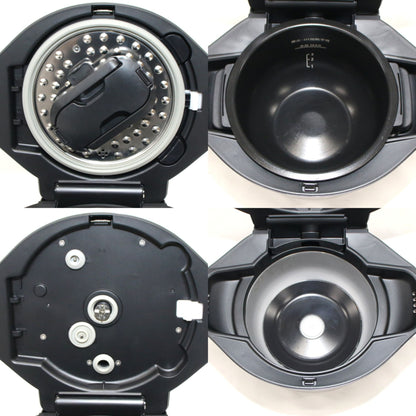 [中古(C)] シャープ ヘルシオ ホットクック KN-HW16H 2〜4人用 1.6L容量　kn-hw16h-b プレミアムブラックkn-hw16h-b　[可]