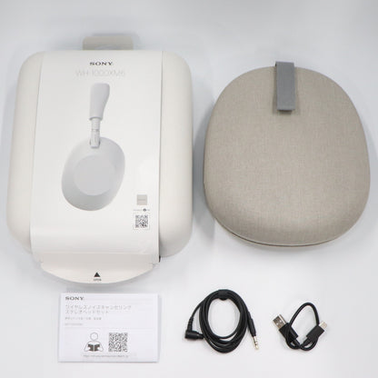 [中古(C)] ソニー WH-1000XM6 ワイヤレスノイズキャンセリングヘッドホン プラチナシルバーwh-1000xm6-p　[可]