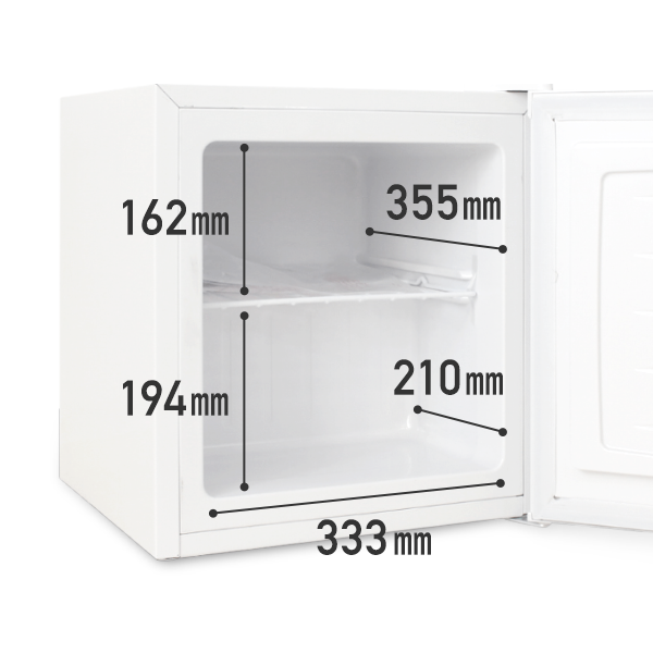 [中古(B)] [32L]レンティオ 小型冷凍庫 1ドア セカンド冷凍庫 RN-FZ32 ブラック [良い]