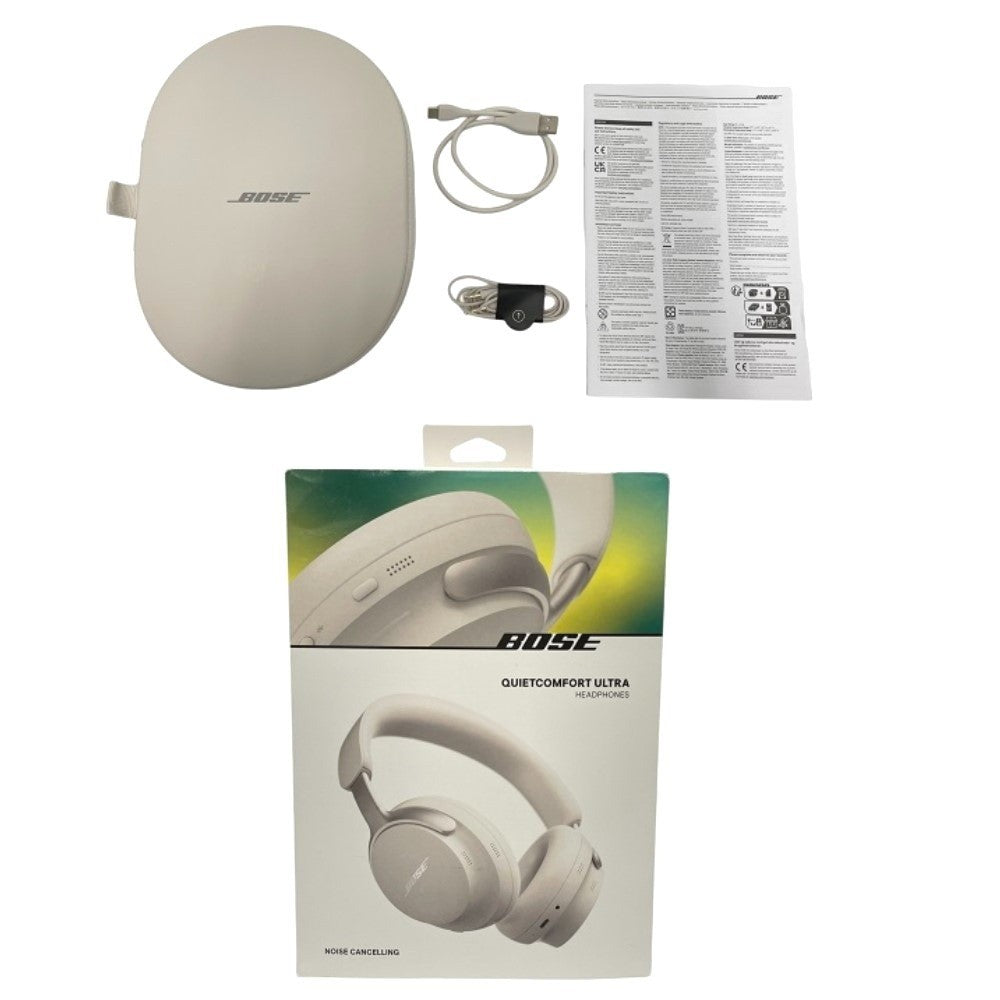 [中古(C)] Bose QuietComfort Ultra Headphones ワイヤレスヘッドホン qc-ultra-headphones-ws ホワイトスモーク[可]