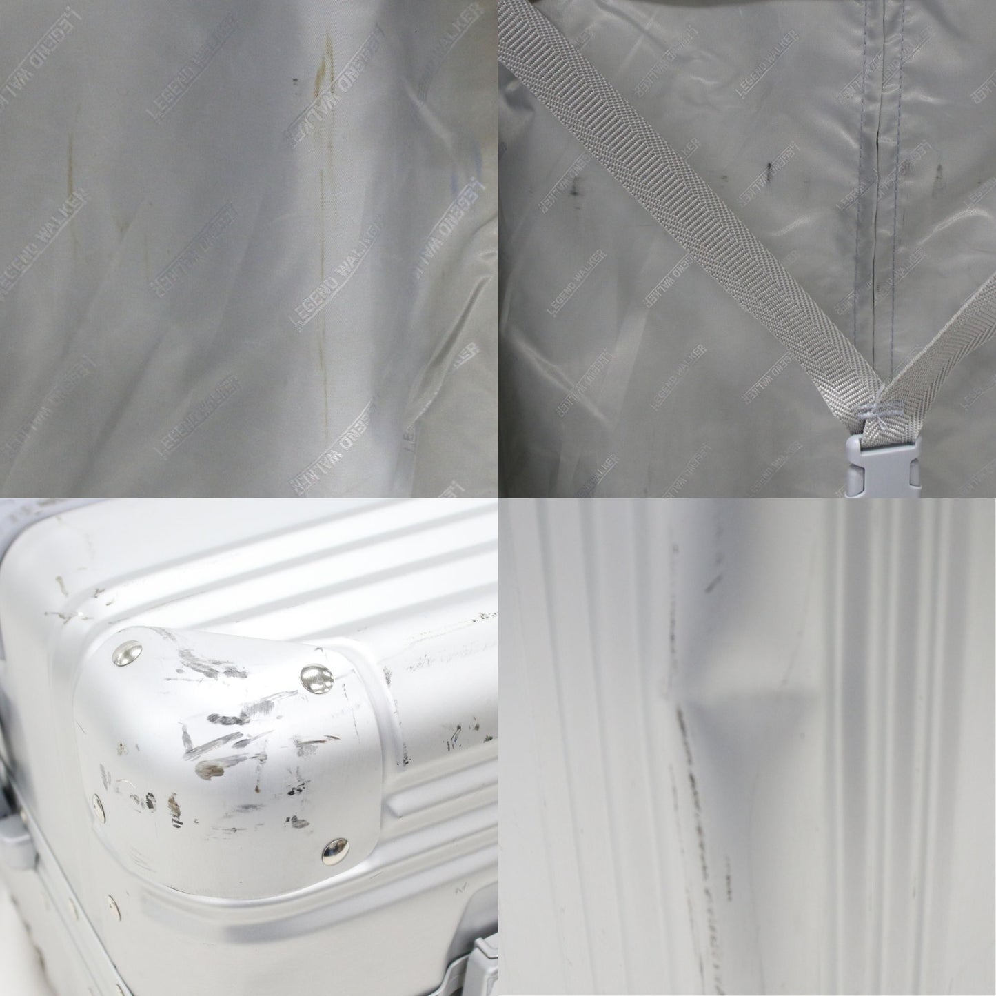 [中古(C)] [5-8泊向けサイズ]LEGEND WALKER 1510 88L アルミ製ハードスーツケース　1510-70-sl シルバー1510-70-sl　[可]
