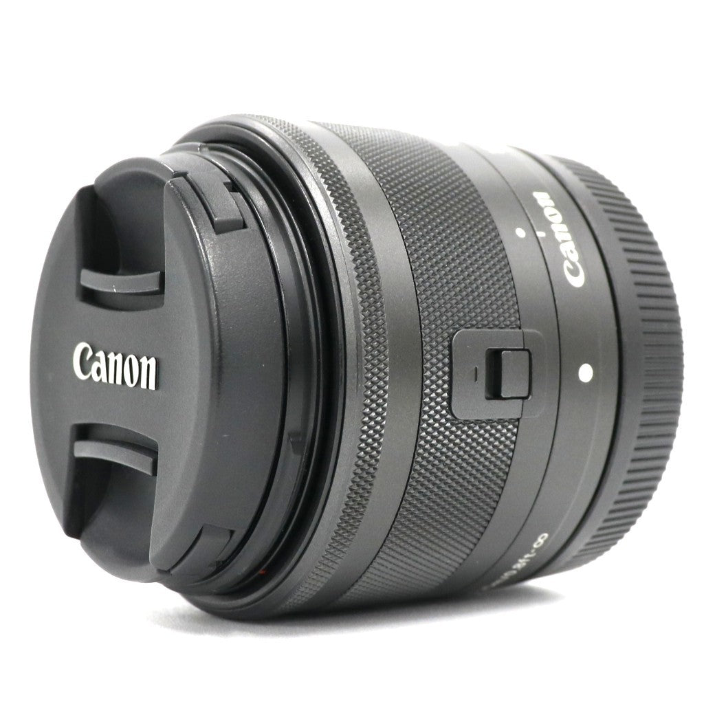 [中古(C)] CANON EF-M 15-45mm F3.5-6.3 IS STM 標準ズームレンズ ef-m15-45-b ブラック[可]