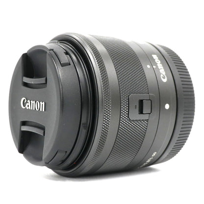 [中古(C)] CANON EF-M 15-45mm F3.5-6.3 IS STM 標準ズームレンズ ef-m15-45-b ブラック[可]