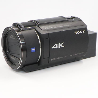 ソニー 4Kビデオカメラ FDR-AX45A fdr-ax45a-b  ブラック 整備済みアウトレット品 [中古(C)]