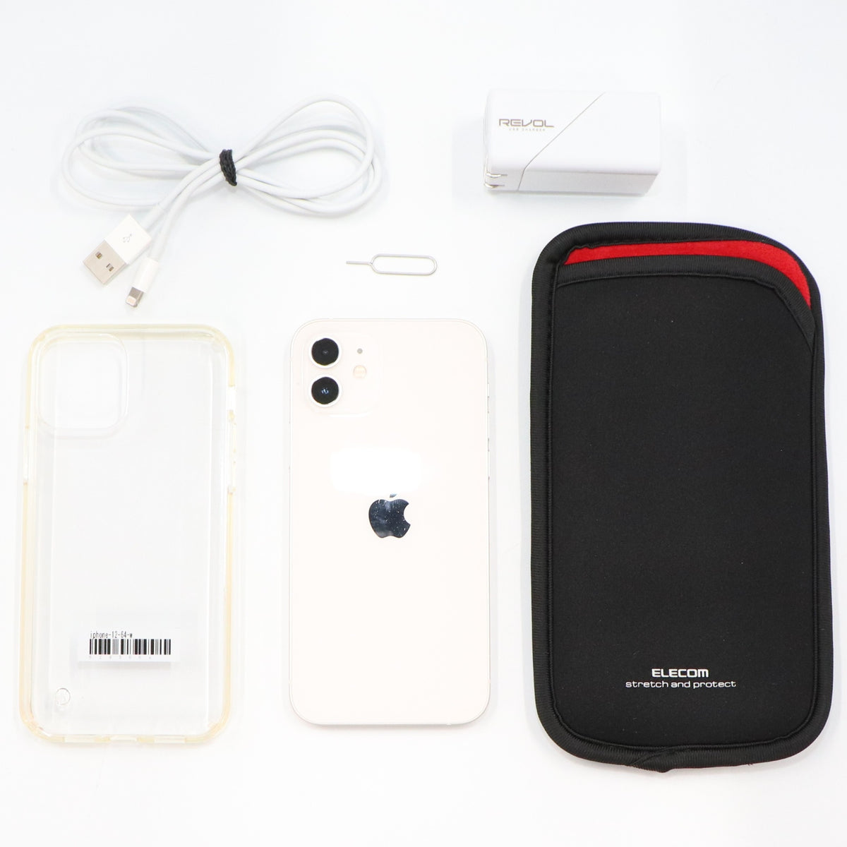 Apple iPhone 12 64GB (SIMフリー) iphone-12-64-w  ホワイト 整備済みアウトレット品 [中古(C)]