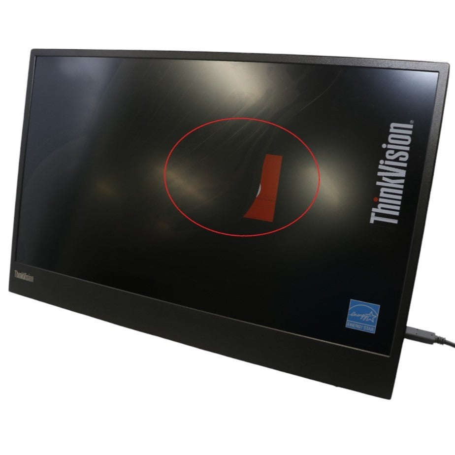 [ジャンク] Lenovo ThinkVision M15 モバイルモニター（15.6インチ）　62cauar1jp [難あり(D)]