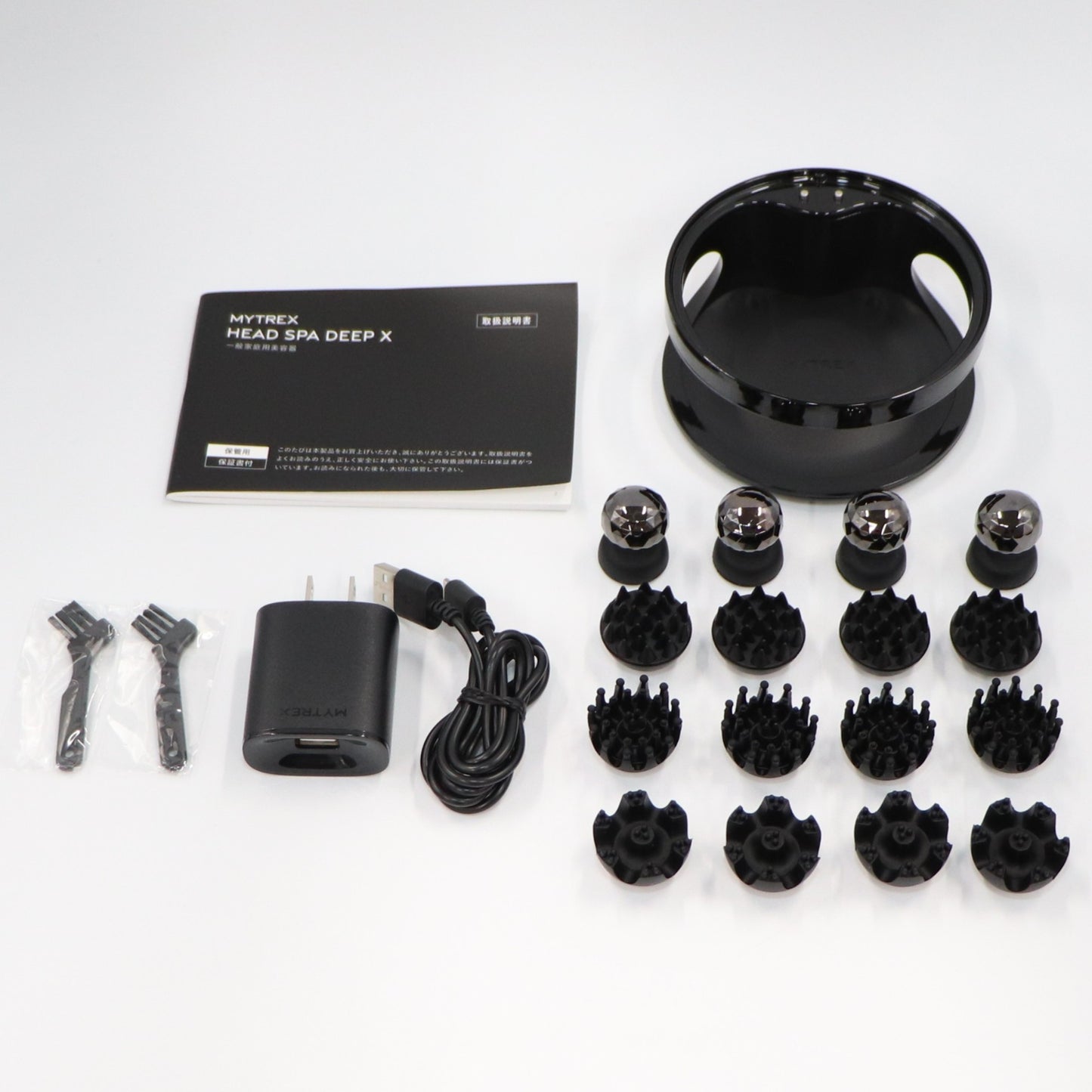[中古(A)] MYTREX(マイトレックス) HEAD SPA DEEP X ヘッドスパ 美顔器 mt-hsdx-24b-b[非常に良い]