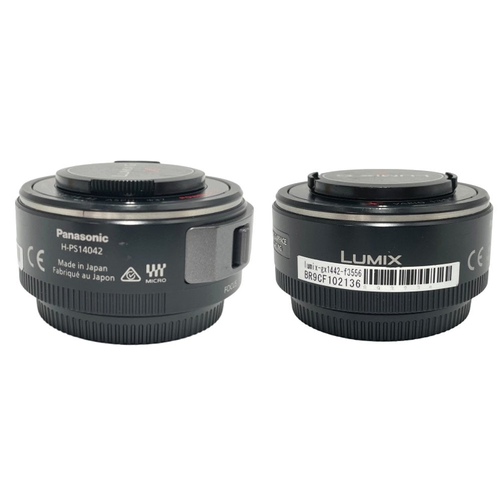 [中古(B)] パナソニック LUMIX G X VARIO PZ 14-42mm F3.5-5.6 ASPH. POWER O.I.S. 標準ズームレンズ lumix-gx1442-f3556 [良い]