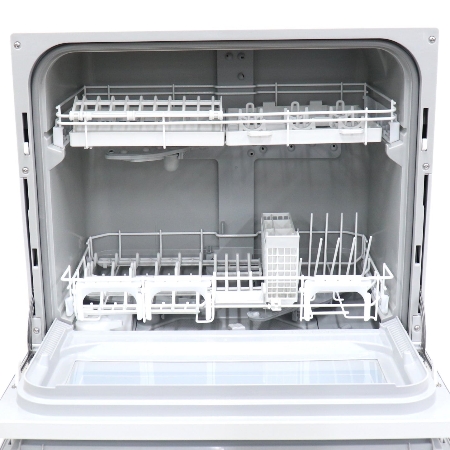 [～食器40点]パナソニック 食器洗い乾燥機 NP-TZ500 分岐水栓対応 5人分 np-tz500-w  ホワイト 整備済みアウトレット品 [良い(B)]