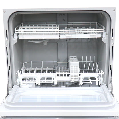 [～食器40点]パナソニック 食器洗い乾燥機 NP-TZ500 分岐水栓対応 5人分 np-tz500-w  ホワイト 整備済みアウトレット品 [良い(B)]
