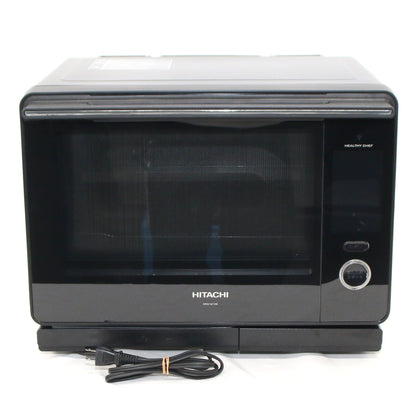 [中古(C)] [30L]日立 ヘルシーシェフ MRO-W10B オーブンレンジ　mro-w10b-k ブラックmro-w10b-k　[可]