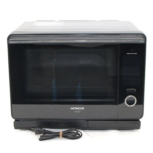 [中古(C)] [30L]日立 ヘルシーシェフ MRO-W10B オーブンレンジ　mro-w10b-k ブラックmro-w10b-k　[可]