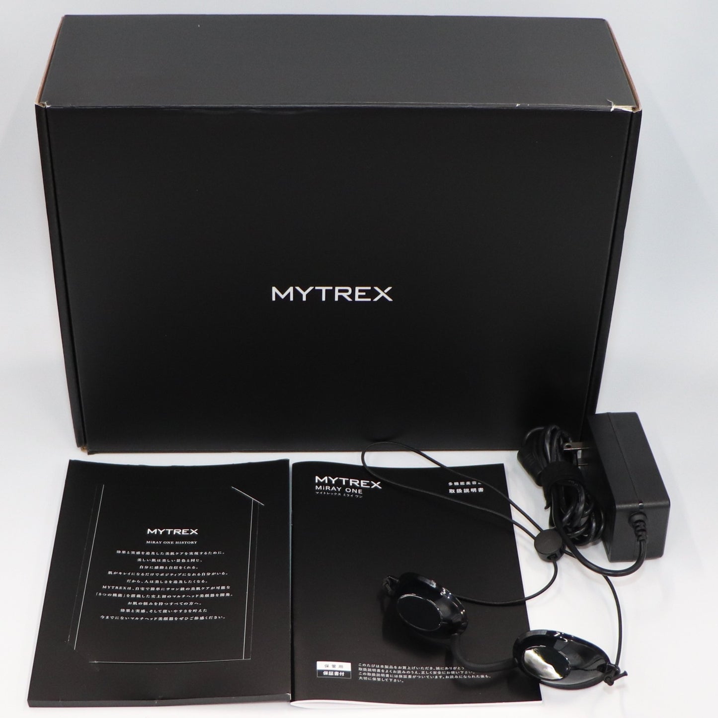 [中古(C)] MYTREX(マイトレックス) MiRAY ONE マルチヘッド美顔器 ブラックmt-mro-24b　[可]