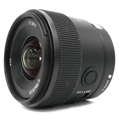 ソニー E 11mm F1.8 SEL11F18 大口径超広角単焦点レンズ sel11f18   整備済みアウトレット品 [良い(B)]