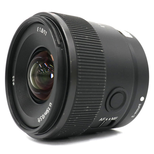 ソニー E 11mm F1.8 SEL11F18 大口径超広角単焦点レンズ sel11f18   整備済みアウトレット品 [良い(B)]
