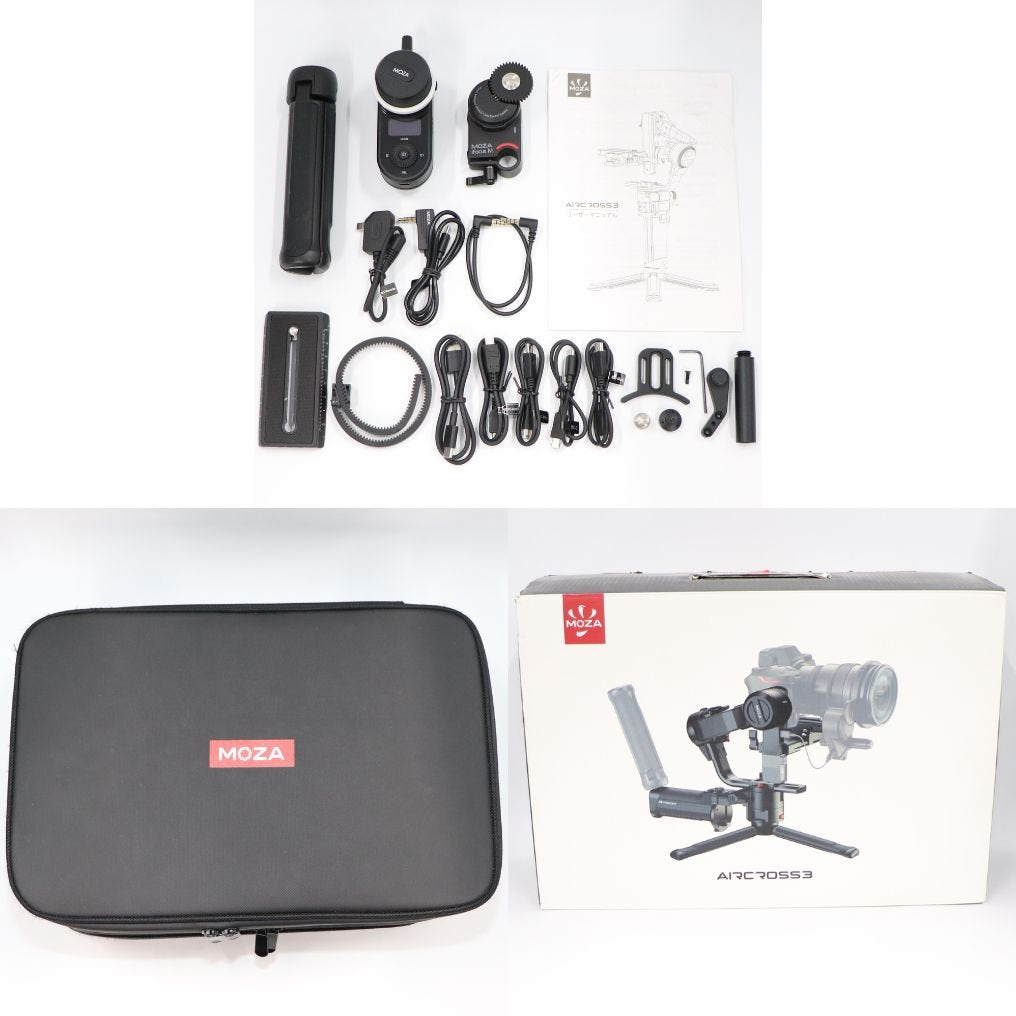 [ジャンク]MOZA 一眼レフ/ミラーレスカメラ用ジンバル MOZA AirCross 3 [難あり(D)]