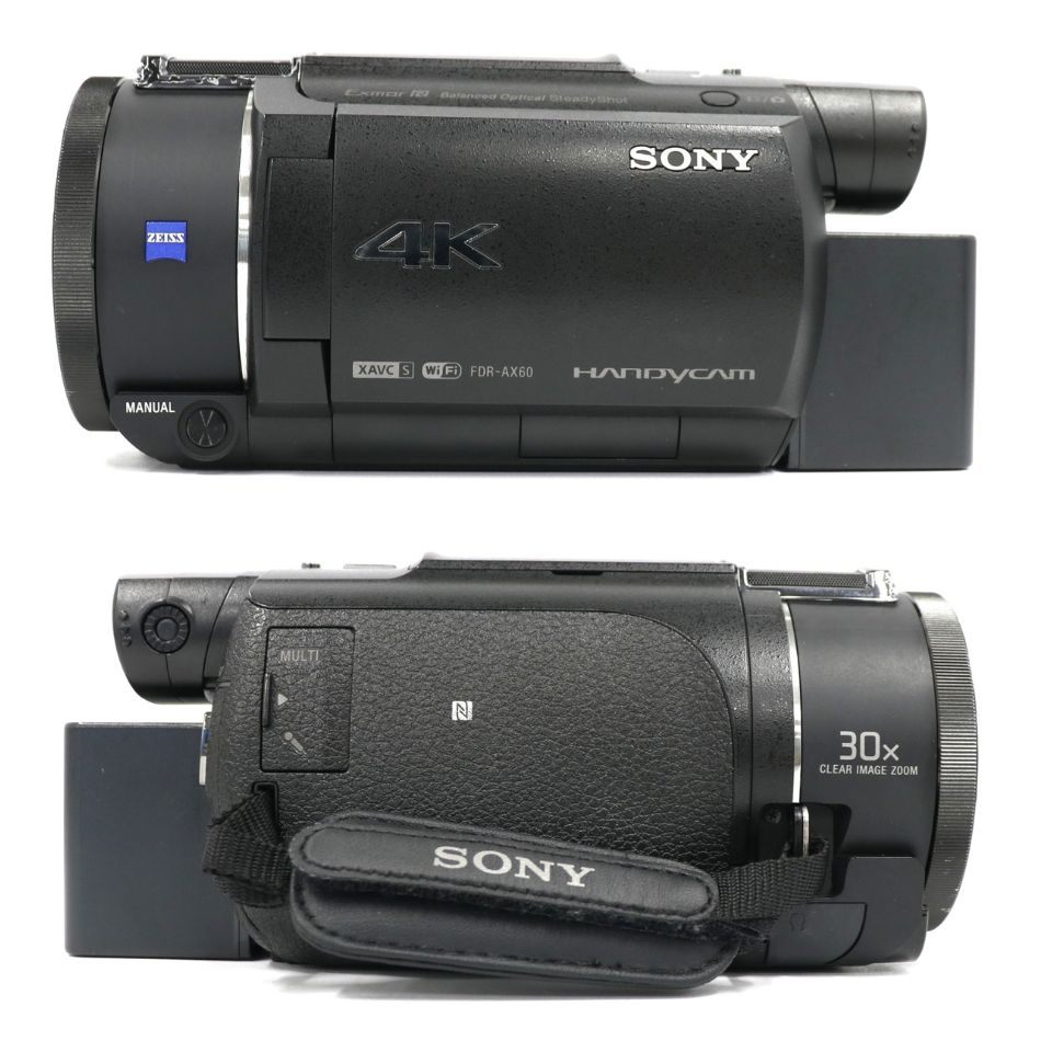 ソニー 4Kビデオカメラ FDR-AX60  fdr-ax60   整備済みアウトレット品 [中古(C)]