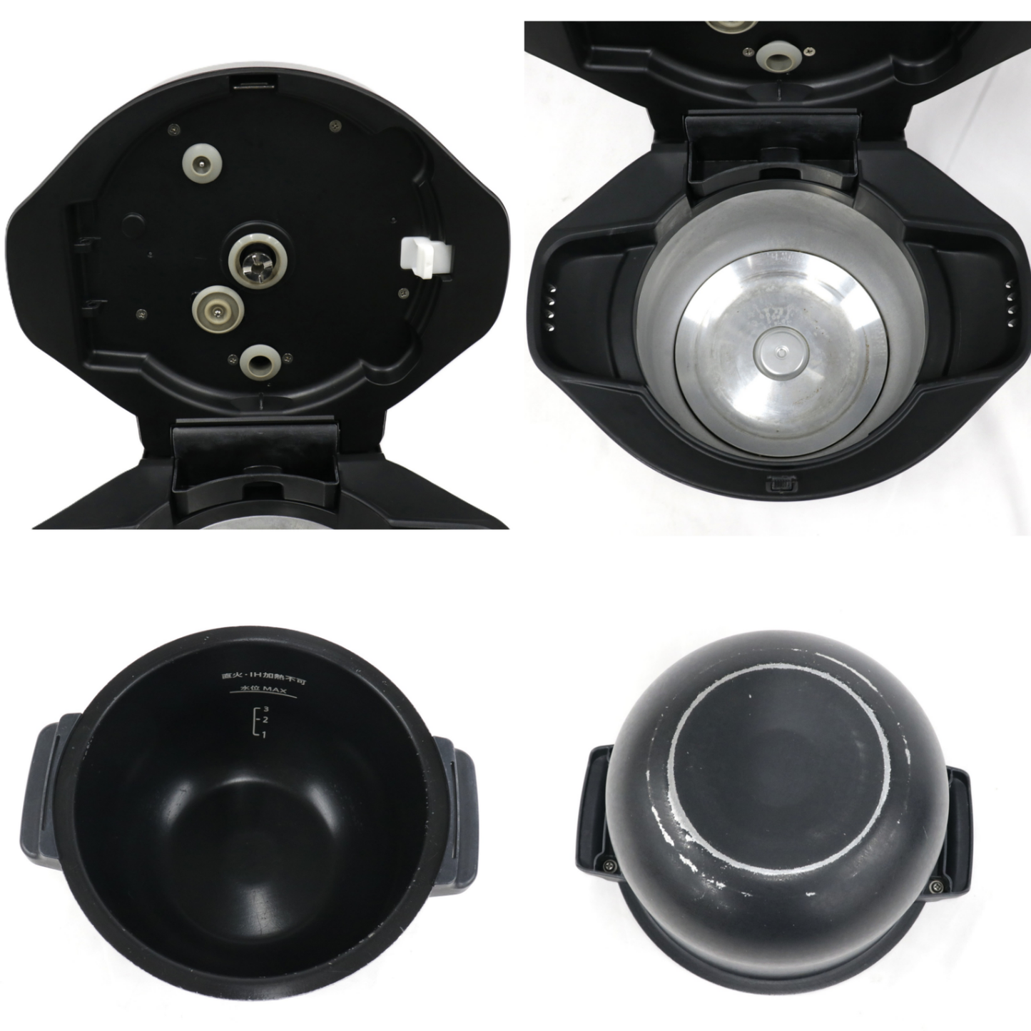 [中古(C)] シャープ ヘルシオ ホットクック KN-HW16G 2〜4人用 1.6L容量 kn-hw16g-b ブラックkn-hw16g-b　[可]