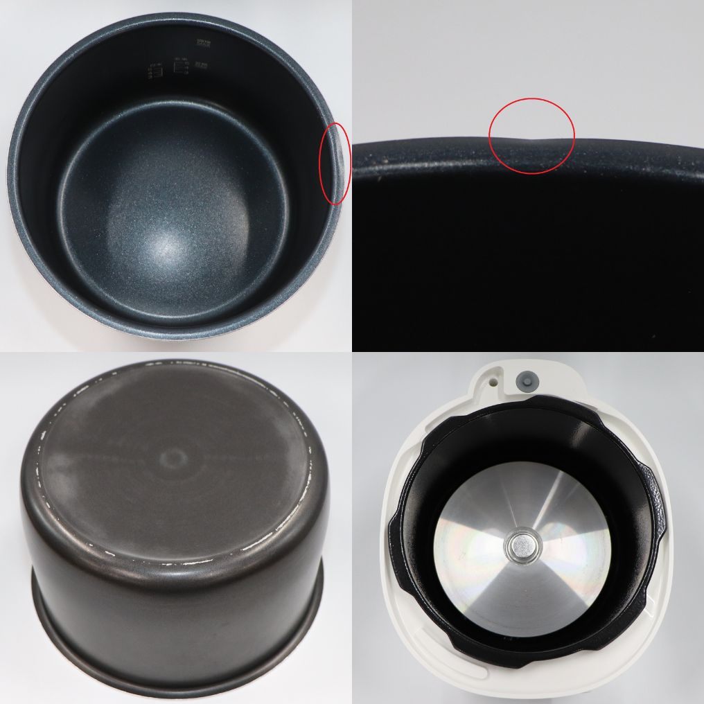 [ジャンク] siroca 自動減圧機能付き電気圧力鍋 おうちシェフPRO L SP-5D151ホワイト　sp-5d151-w[難あり(D)]