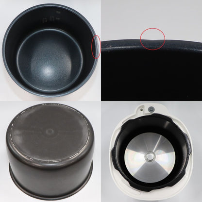 [ジャンク] siroca 自動減圧機能付き電気圧力鍋 おうちシェフPRO L SP-5D151ホワイト　sp-5d151-w[難あり(D)]