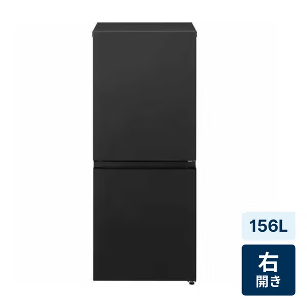 【特殊配送】[156L][一人暮らし向け][右開き]パナソニック NR-B16C1 冷凍冷蔵庫　nr-b16c1-k  ブラック 整備済みアウトレット品 [中古(B)]