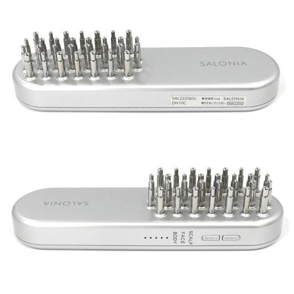 SALONIA サロニア EMSリフトブラシ 電気ブラシ 美顔器 sal22206sl   整備済みアウトレット品 [良い(B)]