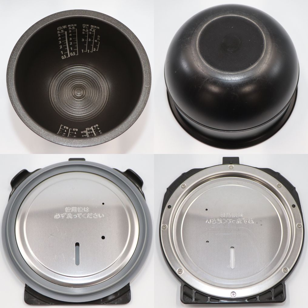 [中古(B)] [5.5合炊き] 東芝 炎匠炊き RC-10ZWV 真空圧力IH 炊飯器 ホワイト [良い]