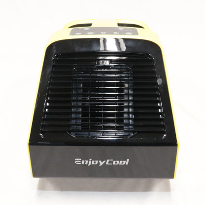 [ジャンク] SABUMA(サブマ) ポータブルクーラー EnjoyCool LINK コンセント電源タイプ x-pc01-ye イエロー[難あり(D)]