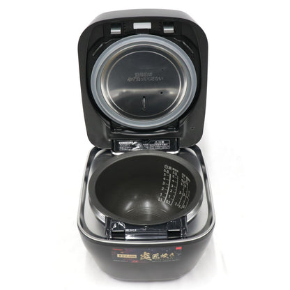 [中古(B)] [5.5合炊き] 東芝 炎匠炊き RC-10ZWW 真空圧力IH 炊飯器 rc-10zww-gb グランブラック [良い]