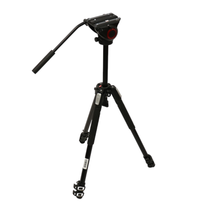 Manfrotto MVH500AHビデオ雲台+MT190X3アルミ三脚 [中古][良い(B)] – Rentio Outlet