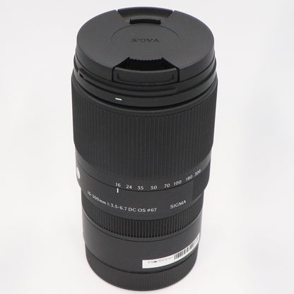 シグマ Contemporary 16-300mm F3.5-6.7 DC OS 高倍率ズームレンズ (CANON RFマウント用)　16-300mm-f35-67-dc-os-rf   整備済みアウトレット品 [良い(B)]