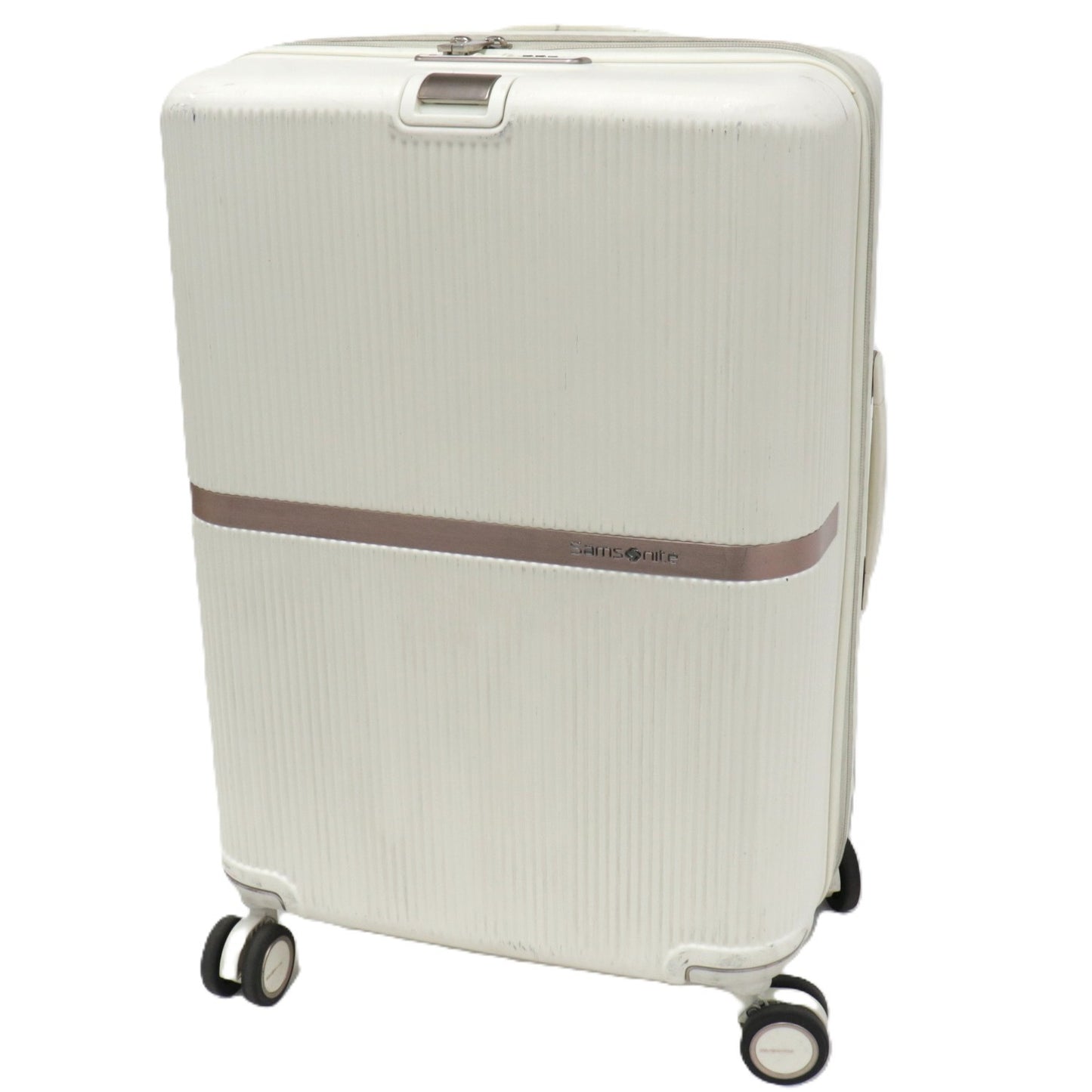 [中古(C)] [3-5泊向けサイズ]サムソナイト ミンター スピナー61 エキスパンダブル 53L/拡張時60L ハードスーツケース samsonite-minter61-iv アイボリーsamsonite-minter61-iv　[可]